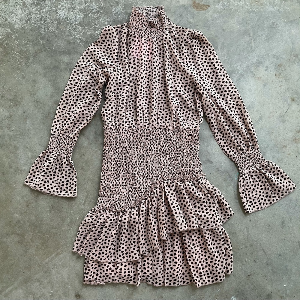 HELLO MOLLY Don’t Take It Personal Beige Dress - Picture 10 of 16